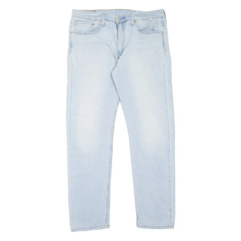 LEVI'S 502 Jeans Mens Blue Regular Tapered Stone Wash W33 L32