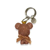 Iris Crown Bear Charm Decorative with Keychain (#C07) Cute Bear Keychain with Bow and Crown - By Iris & Rainbow