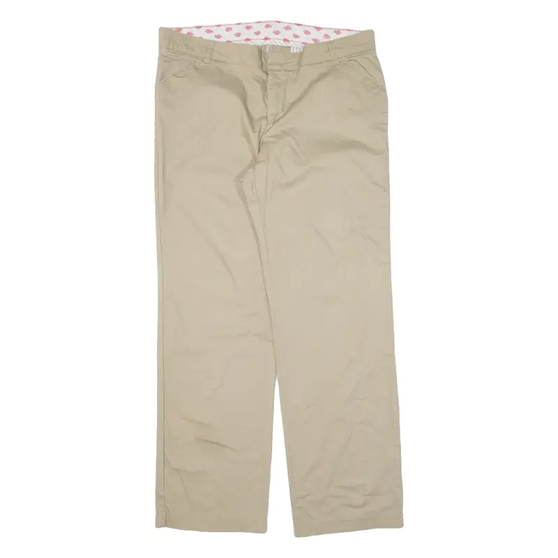DICKIES Workwear Womens Trousers Beige Relaxed Straight W38 L33