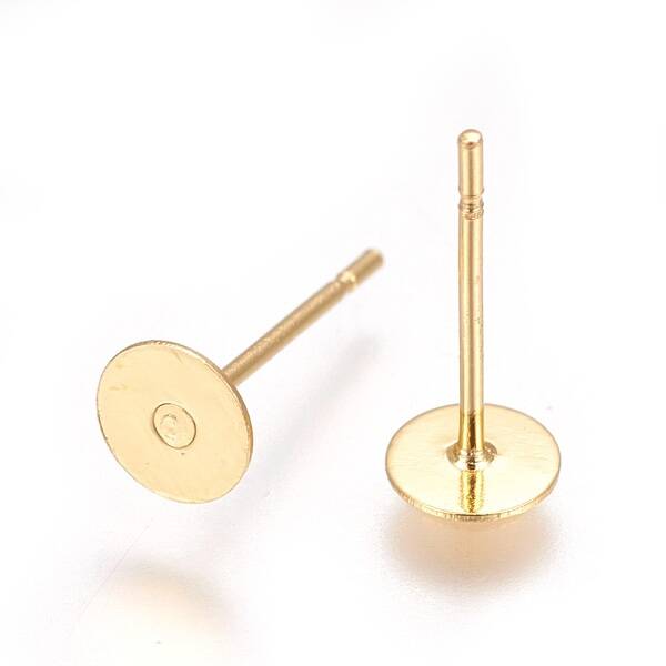 304 Stainless Steel Stud Earrings Findings