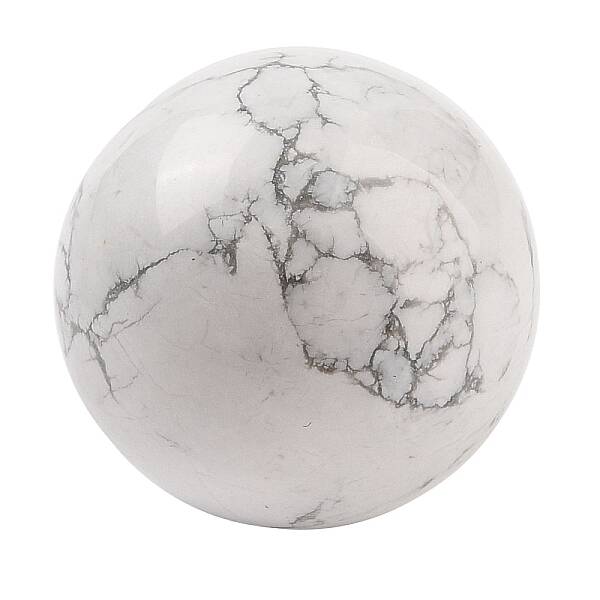 Natural Howlite Sphere Beads