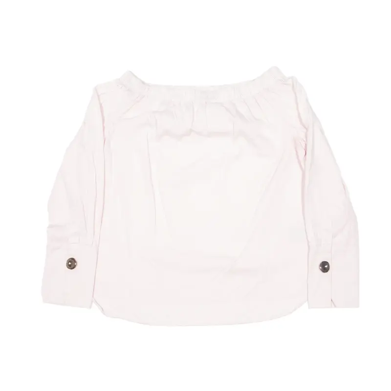 ZARA WOMAN Off the Shoulder Pink Basic Blouse M