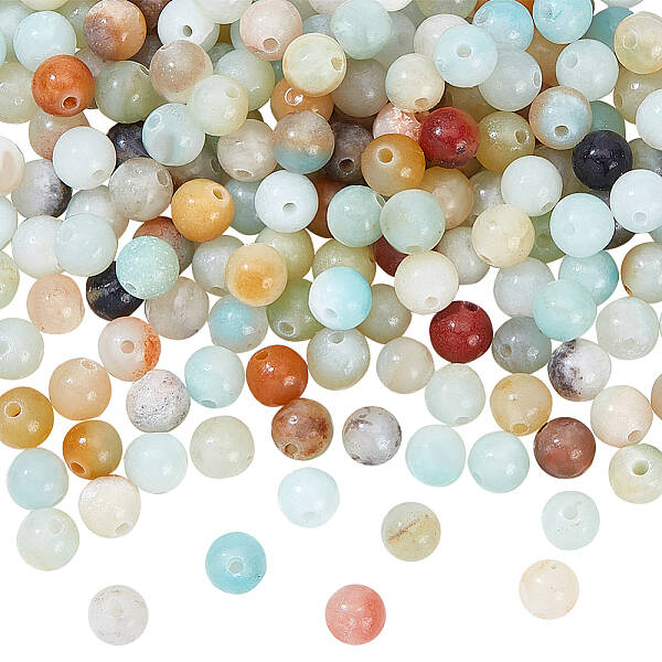 3 Strands Natural Flower Amazonite Beads Strands
