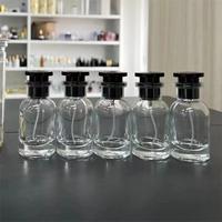 Portable Refillable Perfume Bottle, 5 Counts/set Clear Glass Perfume Bottle, Travel Perfume Atomizer, Perfume Dispenser Bottl...