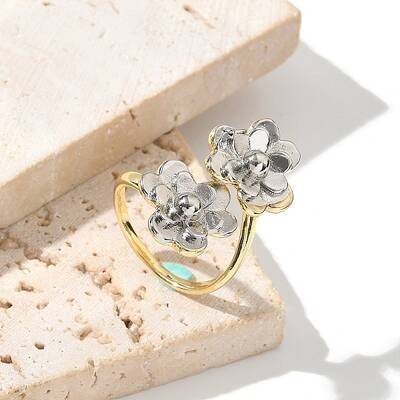 Brass Cuff Finger Rings for Women