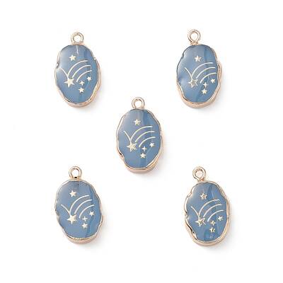 Natural Quartz Dyed Pendants