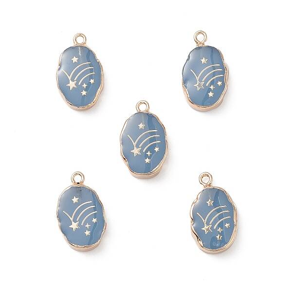 Natural Quartz Dyed Pendants