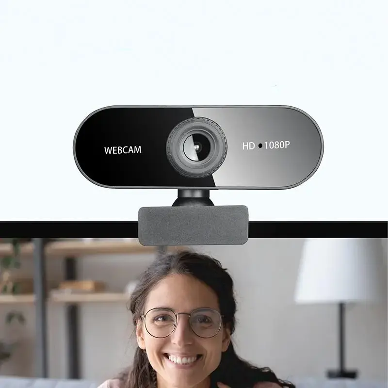 1920*1080P Full HD Computer Webcam, USB Interface 200W Pixel Computer Camera, HD Live Webcam for Home Office Use, Peripheral...