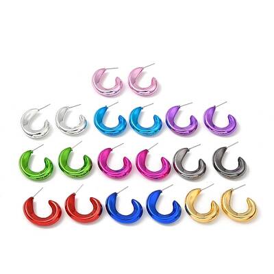 Donut Acrylic Stud Earrings