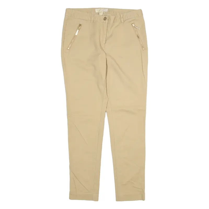 MICHAEL KORS Womens Trousers Beige Slim Skinny W30 L29