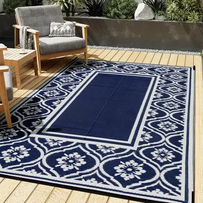 【Deals For You Days】 PureCozy RV Outdoor Rug Waterproof Mat Outdoor Rugs for Patios Clearance Carpet Outdoor Camping Rugs...