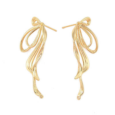 Brass Stud Earrings Findings