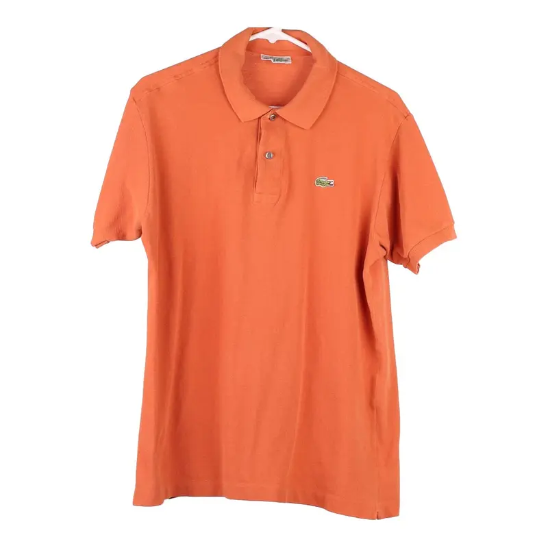 Lacoste Polo Shirt - Large Orange Cotton