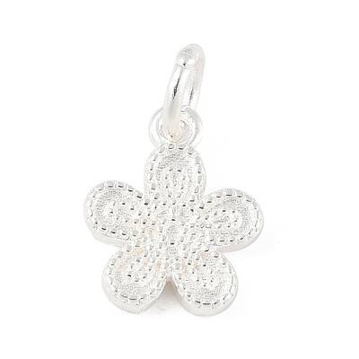 925 Sterling Silver Flower Charms with Jump Rings