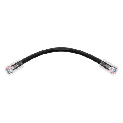 45423 Monoprice 0.5ft Cat6A RJ45 26AWG Pure Bare Copper Patch Cable Non-booted Ethernet Cable Black