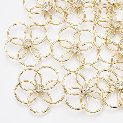 Brass Filigree Joiners Links