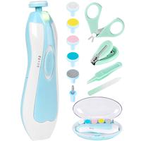 Summer Spring Gift Baby Nail Trimmer Electric-12 in 1 Baby Nail Clippers Safe Baby Nail File Kit with a Nail Clipper, Scissor...