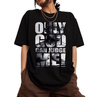 Only God Can Judge Me Tupac Shirt, Tupac Graphic Tee, Tupac Shakur Shirt, 2Pac Shirt, 90s Merch, Hip Hop 90s Legends Shirt, R...