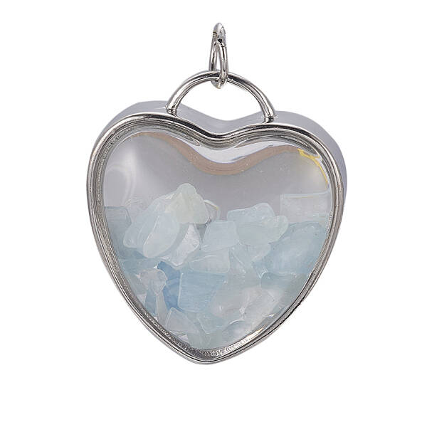 Natural Aquamarine Chips Pendants