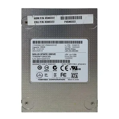 45N8323 Lenovo 128GB Multi-Level Cell SATA 6Gb/s 2.5-Inch Solid State Drive