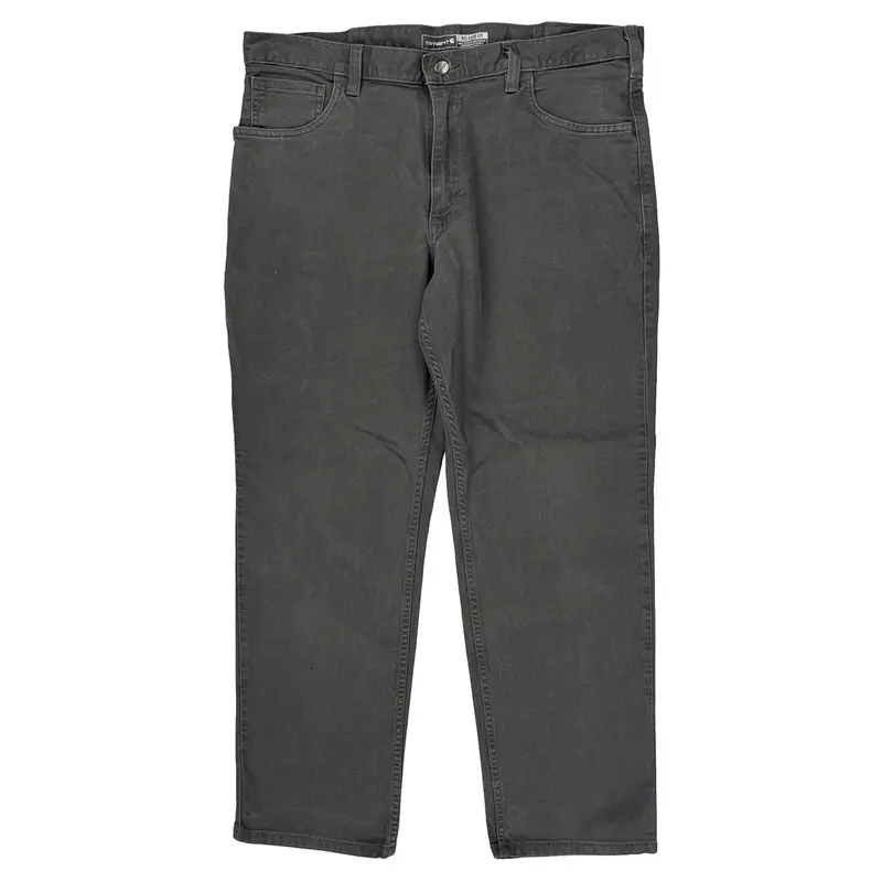 Carhartt Trousers - 36W 29L Grey Cotton Blend