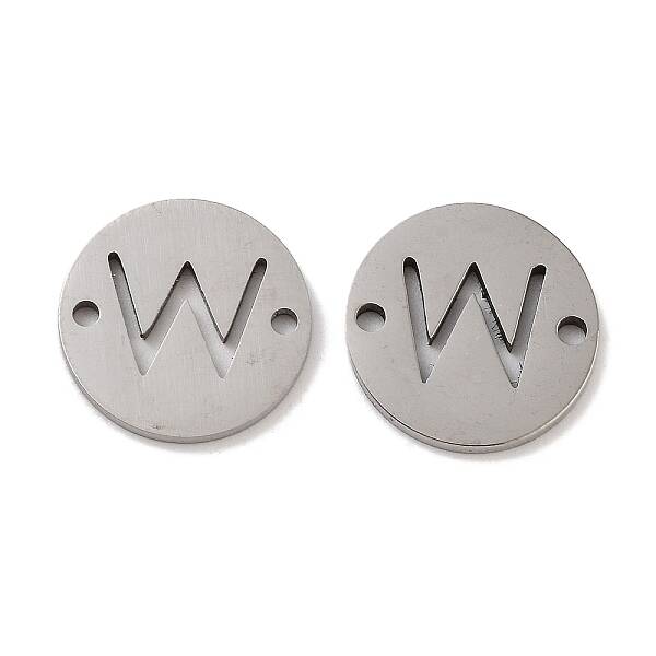 Non-Tarnish 201 Stainless Steel Hollow Flat Round Links