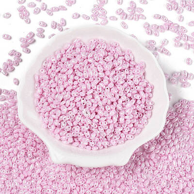 Opaque Colours Luster Glass Seed Beads