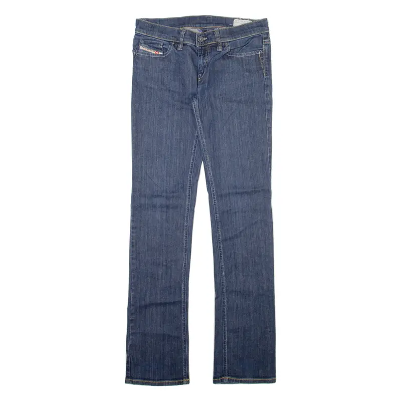 DIESEL LIV Womens Jeans Blue Slim Straight W28 L32