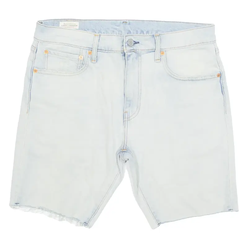 LEVI'S 412 Cut Off Mens Denim Shorts Blue M W32