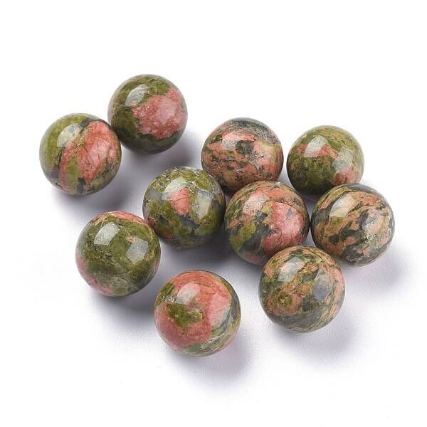 Natural Unakite Beads