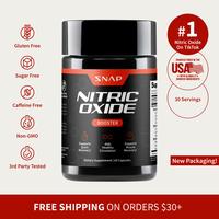 Snap Supplements - Nitric Oxide Booster - Support Healthy Blood Circulation -  Nitric Oxide Supplement for Men and Women - 3r...