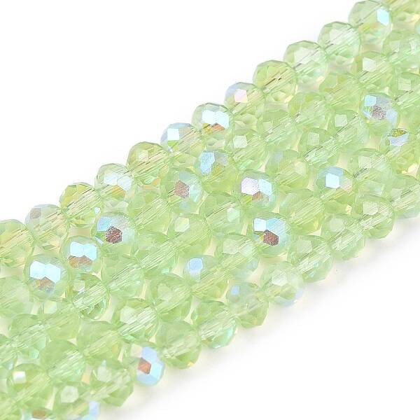Electroplate Glass Beads Strands