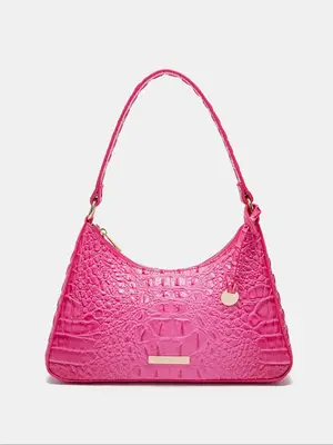 Women's Vintage Crocodile Embossed Shoulder Bag, Unique Bags, Shoulder Purse, 2024 Summer Trendy Versatile High-quality Girl ...