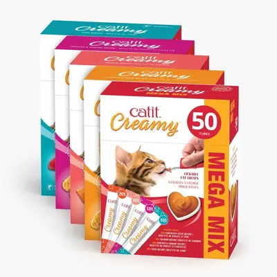 Catit Creamy Cat Treats 50 Pack