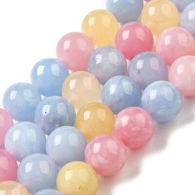 Dyed Natural Malaysia Jade Beads Strands