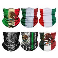 Haute Hooks Mexican Pattern 6 Pack Neck Mask Seamless Bandanas for Men and Women, Rave Face Mask Scarf Face Covering Balaclav...