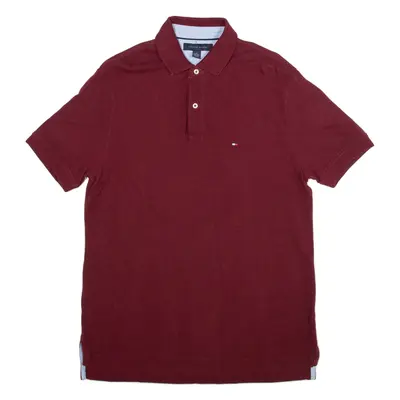 TOMMY HILFIGER Mens Polo Shirt Red M