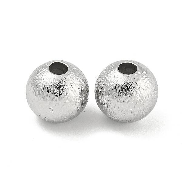 Brass Textured Beads