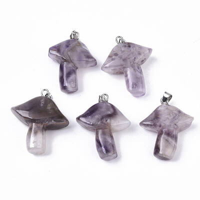 Natural Amethyst Pendants