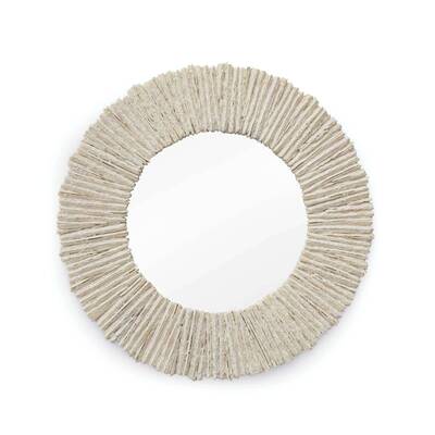 Slate Mirror Round (Natural)