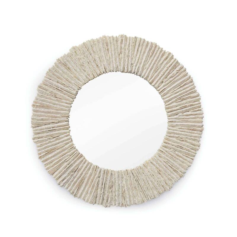 Slate Mirror Round (Natural)