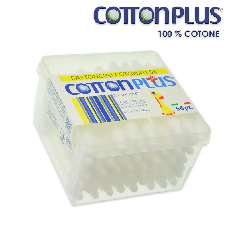 Cotton Plus 56 Baby Cotton Swabs