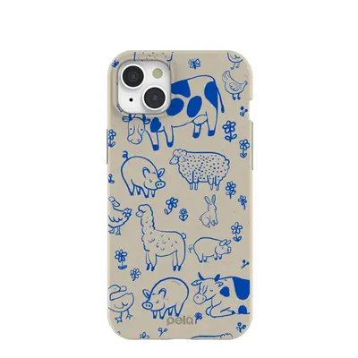 London Fog Happy Farmyard iPhone 15 Plus Case