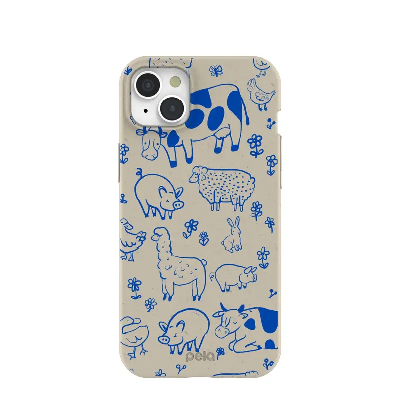London Fog Happy Farmyard iPhone 15 Plus Case