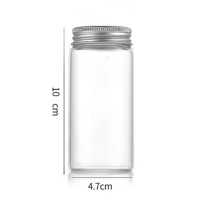 Column Glass Screw Top Bead Storage Tubes