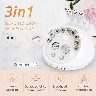 Dermabrasion Microdermabrasion Vacuum Pore Cleaning Machine for Spa Salon Studio Home Use | MS-33P3