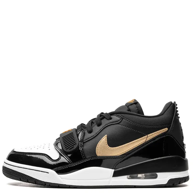 Nike Air Jordan Legacy 312 Low Black Metallic Gold CD7069-071 Mens Sneakers New