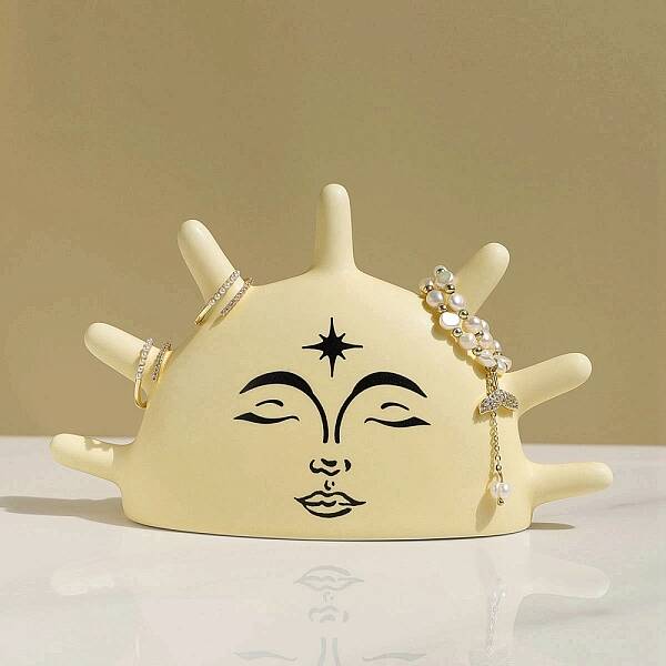Sun Porcelain Ring Display Stands
