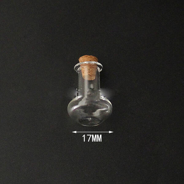 Mini High Borosilicate Glass Bottle Bead Containers
