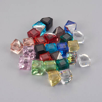 Glass No Hole Beads